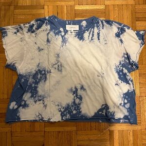 The Great. Tie Dye Crop Boxy Tee